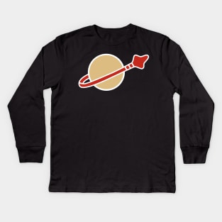 Vintage Lego space Kids Long Sleeve T-Shirt